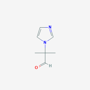 1-(1-Formyl-1-methylethyl)imidazole