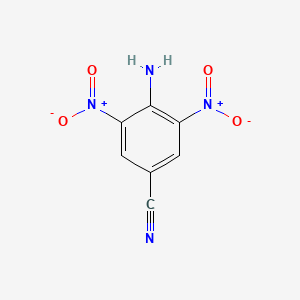 molecular formula C7H4N4O4 B8637733 4-Amino-3,5-dinitrobenzonitrile CAS No. 61313-43-7