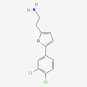 2-(5-(3,4-Dichlorophenyl)furan-2-yl)ethanamine