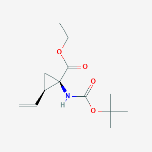 Ethyl (1R,2R)-1-(tert-butoxycarbonylamino)-2-vinyl-cyclopropane-1-carboxylate