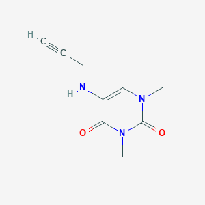 1,3-Dimethyl-5-[(prop-2-yn-1-yl)amino]pyrimidine-2,4(1H,3H)-dione