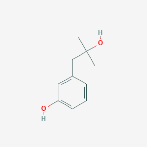 molecular formula C10H14O2 B8637894 3-(2-Hydroxy-2-methylpropyl)phenol 