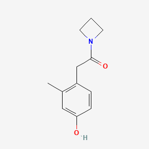 1-(Azetidin-1-yl)-2-(4-hydroxy-2-methylphenyl)ethanone