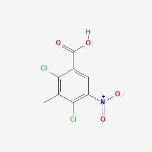 molecular formula C8H5Cl2NO4 B8637909 2,4-Dichloro-3-methyl-5-nitrobenzoic acid CAS No. 103877-66-3