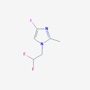 1H-Imidazole, 1-(2,2-difluoroethyl)-4-iodo-2-methyl-