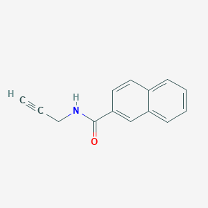 molecular formula C14H11NO B8638162 N-(2-propynyl)-2-naphthalenecarboxamide 