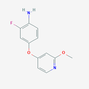 2-Fluoro-4-(2-methoxypyridin-4-yloxy)benzenamine