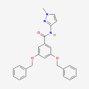 N-(1-methyl-1H-pyrazol-3-yl)-3,5-bis[(phenylmethyl)oxy]benzamide