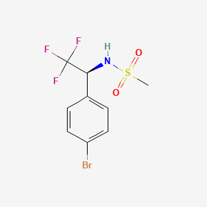 (S)-N-(1-(4-Bromophenyl)-2,2,2-trifluoroethyl)methanesulfonamide