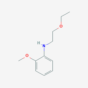 molecular formula C11H17NO2 B8638242 N-(2-ethoxyethyl)-2-methoxyaniline 