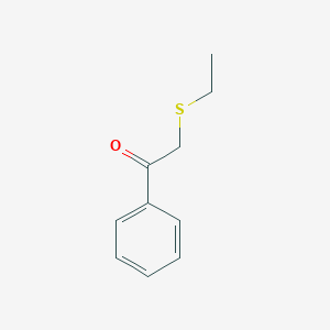 molecular formula C10H12OS B086383 2-(Ethylthio)-1-phenylethan-1-one CAS No. 10271-55-3