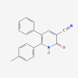 6-(4-Methylphenyl)-2-oxo-5-phenyl-1,2-dihydropyridine-3-carbonitrile