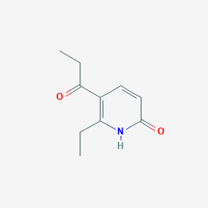 6-Ethyl-5-propanoylpyridin-2(1H)-one