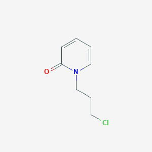 molecular formula C8H10ClNO B8638412 1-(3-Chloropropyl)pyridin-2-one 