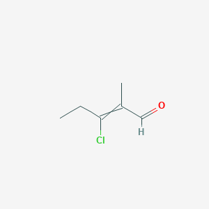 3-Chloro-2-methyl-2-pentenal