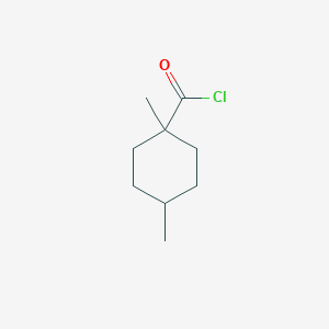 1,4-Dimethylcyclohexane-1-carbonyl chloride