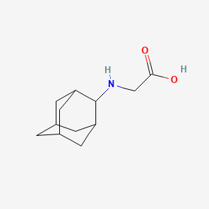 molecular formula C12H19NO2 B8638493 Glycine, N-tricyclo[3.3.1.13,7]dec-2-yl- 