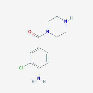 (4-Amino-3-chlorophenyl)(piperazin-1-yl)methanone