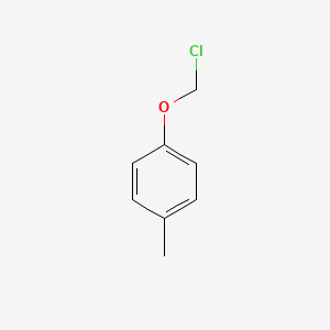 molecular formula C8H9ClO B8638511 1-(Chloromethoxy)-4-methylbenzene CAS No. 35657-07-9