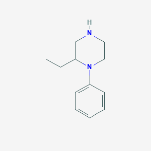 molecular formula C12H18N2 B8638768 2-Ethyl-1-phenylpiperazine CAS No. 893750-52-2