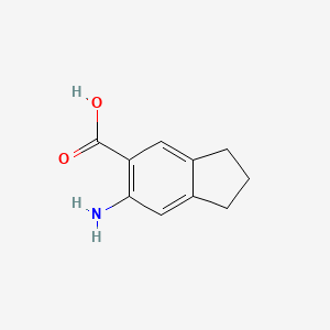 6-amino-2,3-dihydro-1H-indene-5-carboxylic acid