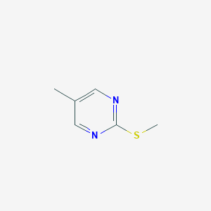 molecular formula C6H8N2S B008639 5-Methyl-2-(methylthio)pyrimidine CAS No. 100114-24-7