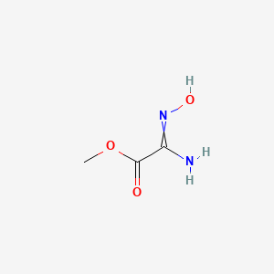 molecular formula C3H6N2O3 B8639029 methyl (N'-hydroxycarbamimidoyl)formate 