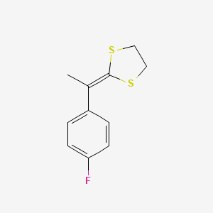 2-[1-(4-Fluorophenyl)ethylidene]-1,3-dithiolane