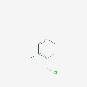 Benzene, 1-(chloromethyl)-2-methyl-4-(1,1-dimethylethyl)
