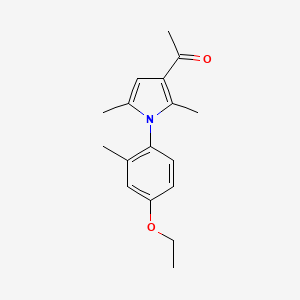 1-[1-(4-Ethoxy-2-methylphenyl)-2,5-dimethyl-1H-pyrrol-3-yl]ethan-1-one