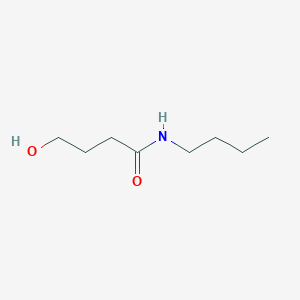 molecular formula C8H17NO2 B8639145 N-butyl-4-hydroxybutanamide 