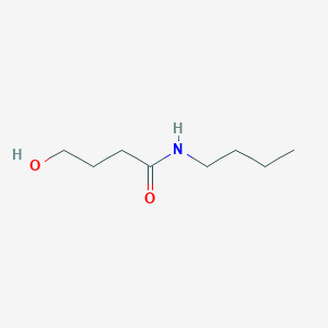 molecular formula C8H17NO2 B8639145 N-butyl 4-hydroxybutyramide 