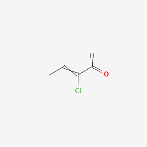molecular formula C4H5ClO B8639257 2-Chloro-2-butenal CAS No. 53175-28-3