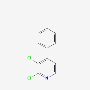 molecular formula C12H9Cl2N B8639279 2,3-dichloro-4-p-tolylpyridine CAS No. 917969-24-5