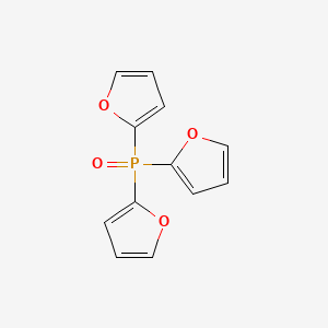 molecular formula C12H9O4P B8639310 Phosphine oxide, tri-2-furanyl- CAS No. 1021-20-1