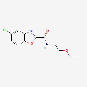 5-Chloro-N-(2-ethoxyethyl)-1,3-benzoxazole-2-carboxamide