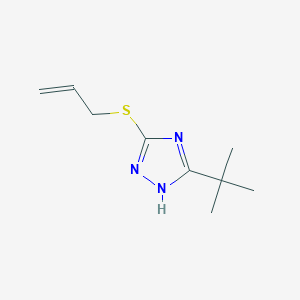 t-Butyl-3-allylthio-1,2,4-triazole