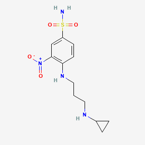4-(3-(Cyclopropylamino)propylamino)-3-nitrobenzenesulfonamide