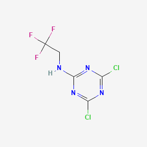 2,4-Dichloro-6-(2,2,2-trifluoroethylamino)-s-triazine