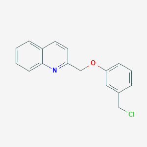 2-(3-Chloromethylphenoxy)methylquinoline