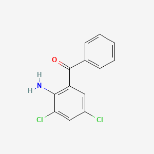 B8639465 (2-Amino-3,5-dichlorophenyl)(phenyl)methanone CAS No. 5621-63-6