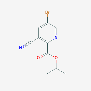 5-Bromo-3-cyano-pyridine-2-carboxylic acid isopropyl ester