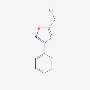 molecular formula C10H8ClNO B086395 5-(Chloromethyl)-3-phenylisoxazole CAS No. 1011-37-6
