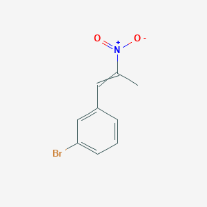 molecular formula C9H8BrNO2 B8639515 1-Bromo-3-(2-nitro-1-propen-1-yl)benzene 