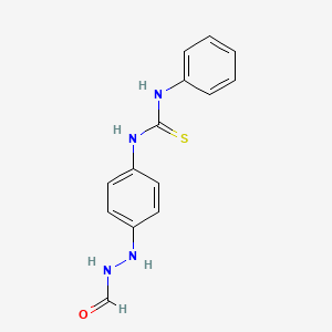 Thiourea, N-[4-(2-formylhydrazino)phenyl]-N'-phenyl-