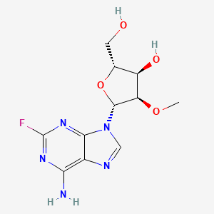 molecular formula C11H14FN5O4 B8639572 2-Fluoro-2'-O-methyl adenosine 