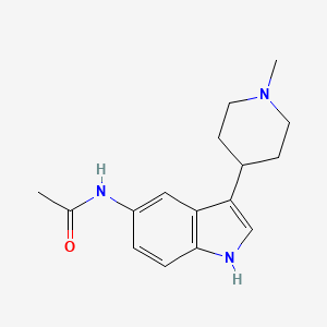 N-(3-(1-Methylpiperidin-4-yl)-1H-indol-5-yl)acetamide