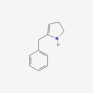 molecular formula C11H13N B8640024 5-Benzyl-2,3-dihydro-1H-pyrrole CAS No. 60601-63-0