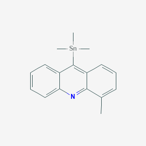 B8640078 4-Methyl-9-(trimethylstannyl)acridine CAS No. 602302-61-4