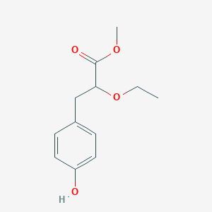 molecular formula C12H16O4 B8640087 methyl 2-ethoxy-3-(4-hydroxyphenyl)propanoate 